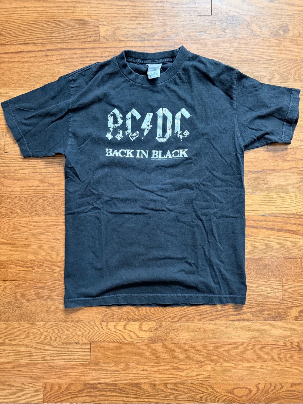 Vintage 90s AC/DC Back in Black Band Tee | Size Medium